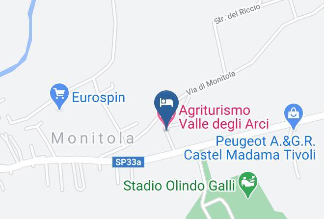 Rome - Agriturismo Valle Degli Arci Maps
