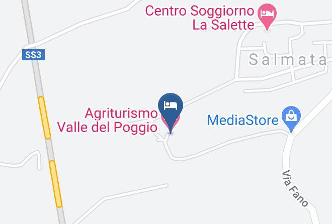 Perugia - Agriturismo Valle Del Poggio Maps