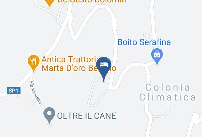 Belluno - Agriturismo Vena D'oro Maps