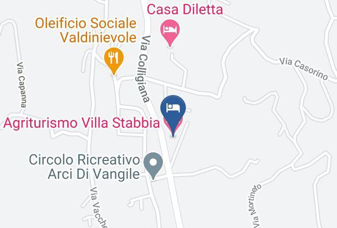 Pistoia - Agriturismo Villa Stabbia Maps