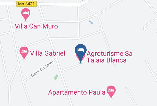 Baleares - Agroturisme Sa Talaia Blanca Maps