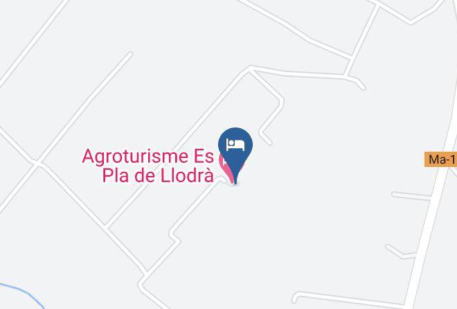 Baleares - Agroturismo Es Pla De Llodra Maps