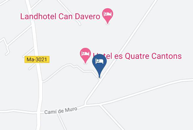 Agroturismo Es Quatre Cantons Map