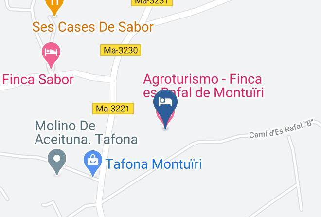 Baleares - Agroturismo Finca Es Rafal De Montuiri Maps