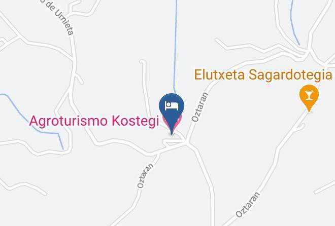 Agroturismo Kostegi Map