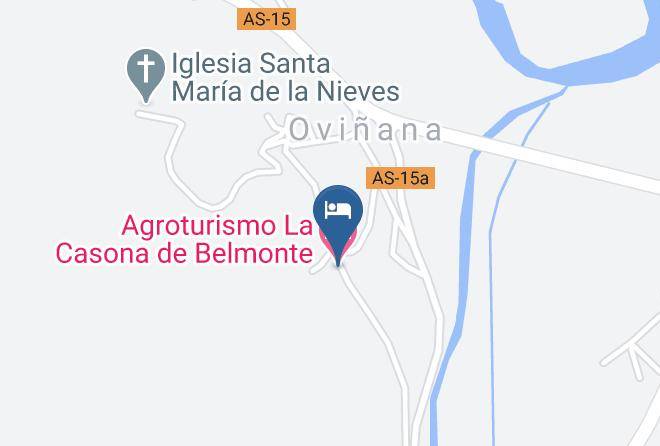 Asturias - Agroturismo La Casona De Belmonte Maps