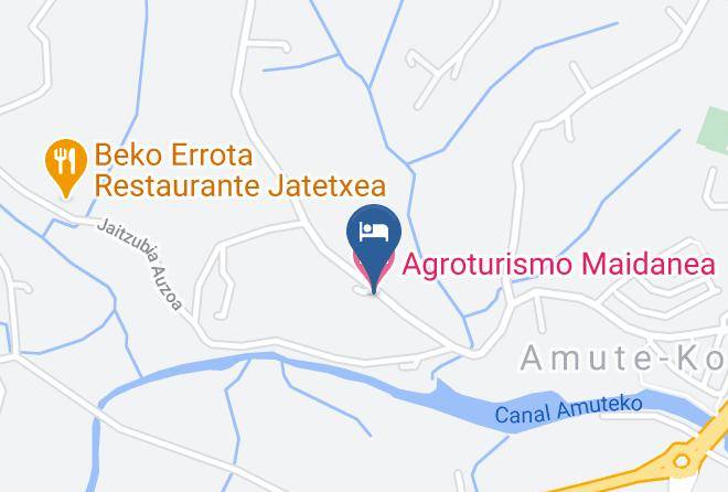 Gipuzkoa - Agroturismo Maidanea Maps