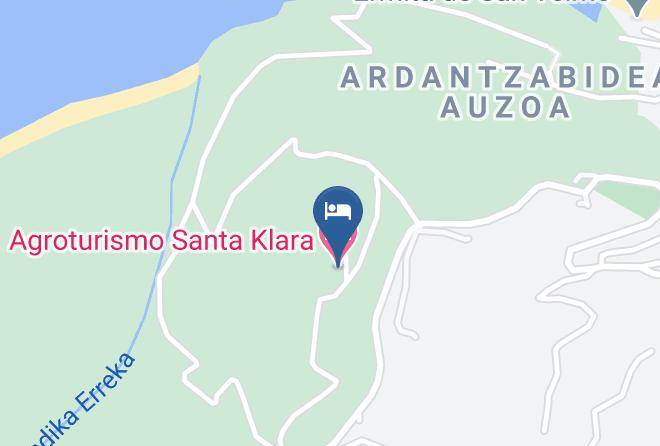 Gipuzkoa - Agroturismo Santa Klara Maps