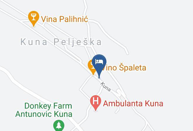 Orebic - Agroturizam Antunovic Maps