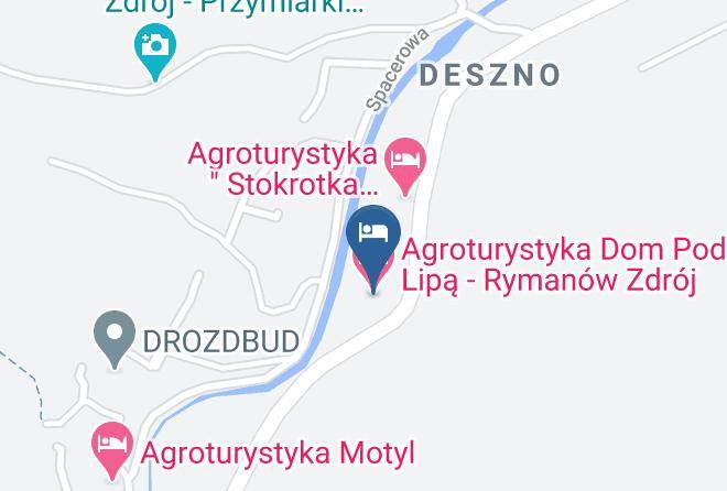 Krosnienski - Agroturystyka Dom Pod Lipa Rymanow Zdroj Maps