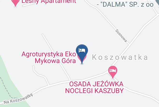 Kartuski - Agroturystyka Eko Mykowa Gora Maps