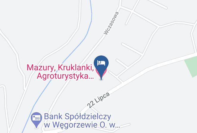 Gizycki - Mazury Kruklanki Agroturystyka Na Zaciszu Noclegi Wypoczynek Maps