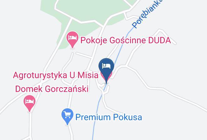 Limanowski - Agroturystyka U Misia Maps