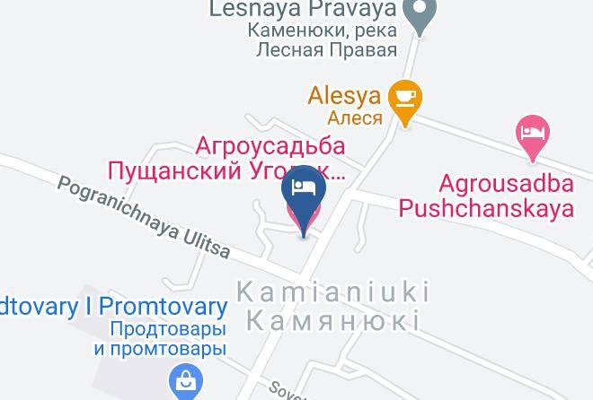 Kamenets District - Agrousadba Puschansky Ugolok Maps