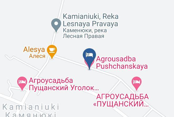 Kamenets District - Agrousadba Pushchanskaya Maps