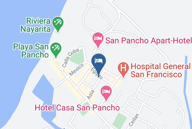 Bahia De Banderas - Agua De Luna Design Hotel Maps
