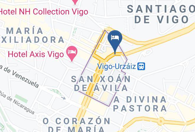Pontevedra - Auga De Mar Hotel Boutique Maps