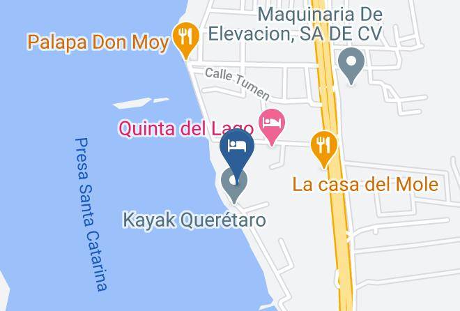 Santiago De Queretaro - Agua De Santos Maps