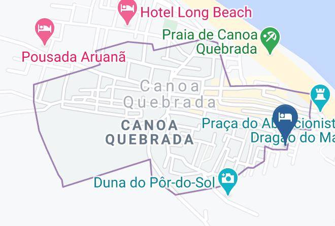 Aracati - Agua Marinha Pousada Maps