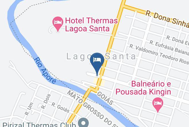 Lagoa Santa - Agua Tur Hotel Maps