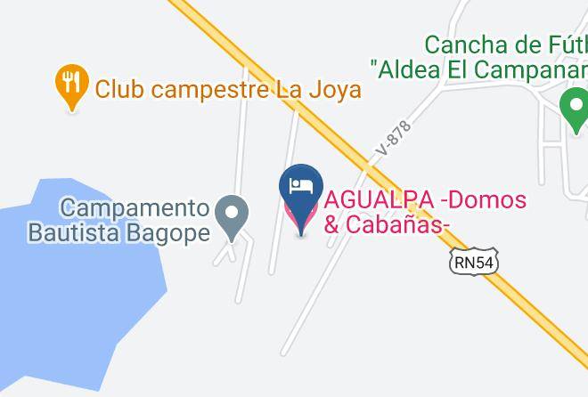 Santa Cruz De Yojoa - Agualpa Domos & Cabanas Maps