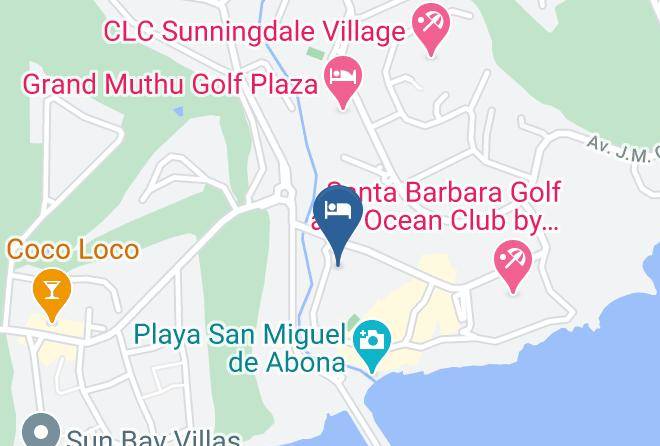 Santa Cruz De Tenerife - Hotel Aguamarina Golf Maps