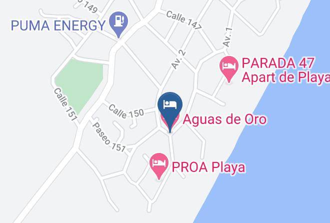 Villa Gesell - Aguas De Oro Maps