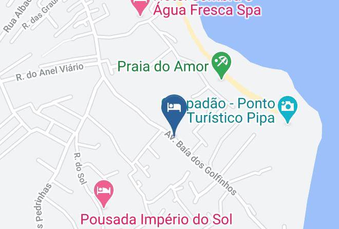 Tibau Do Sul - Aguas De Pipa Maps