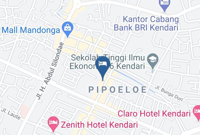 Kendari - Agung Hotel Maps