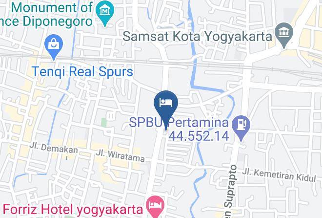 Kota Yogyakarta - Airy Malioboro Hos Cokroaminoto 108 Yogyakarta Maps