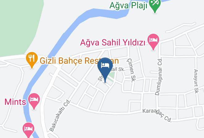 Sile - Agva Asmali Garden Otel Maps