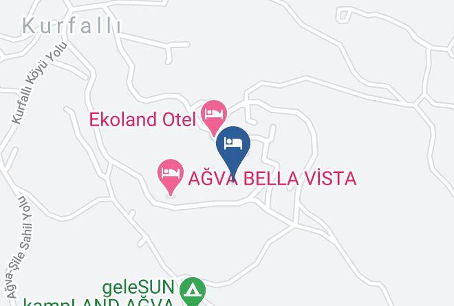 Agva Orman Evleri Map