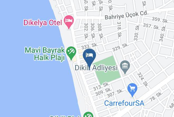 Dikili - Agz Otel Maps