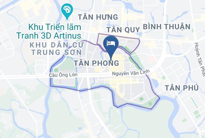 Aha New Milano Hotel Carta Geografica - Ho Chi Minh City - Tan Phong