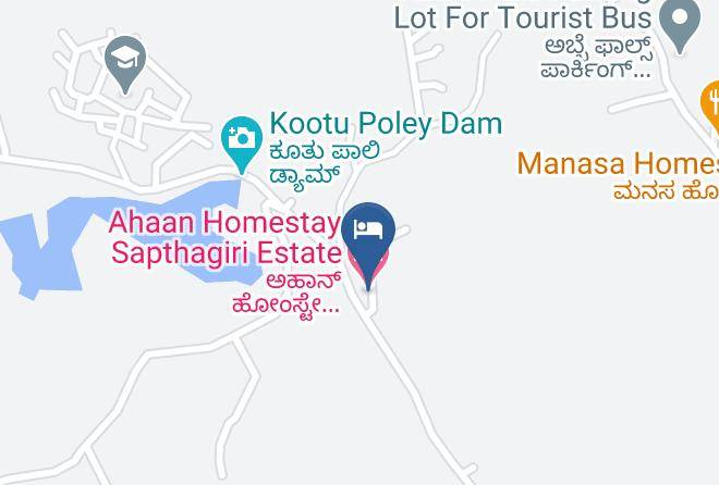 Madikeri Sub District - Ahaan Homestay Sapthagiri Estate Maps