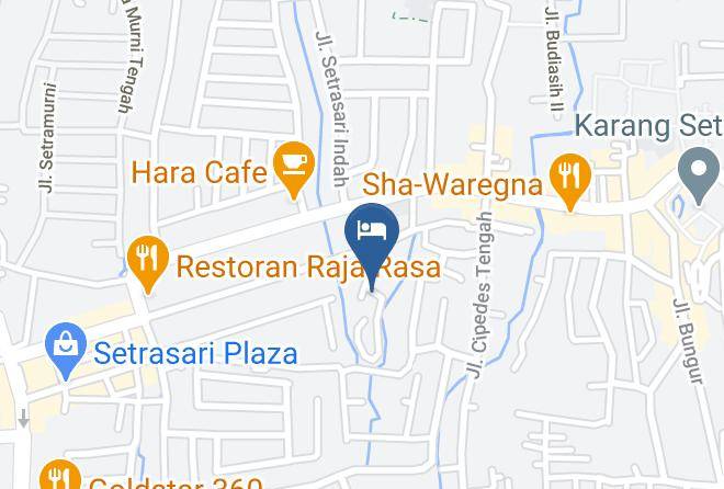 Bandung - Ahadiat Hotel & Bungalow Maps