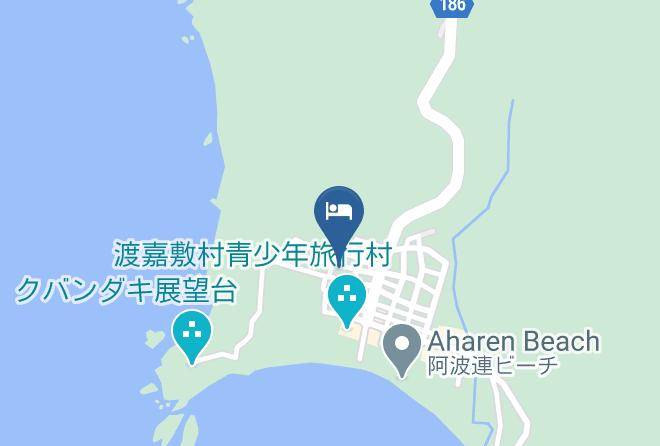 Tokashiki Vil Shimajiri District - Aharen Hotel Maps