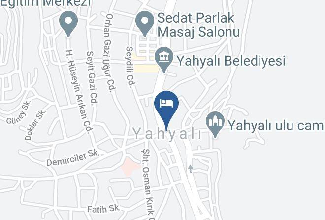 Yahyali - Ahm Otel Maps