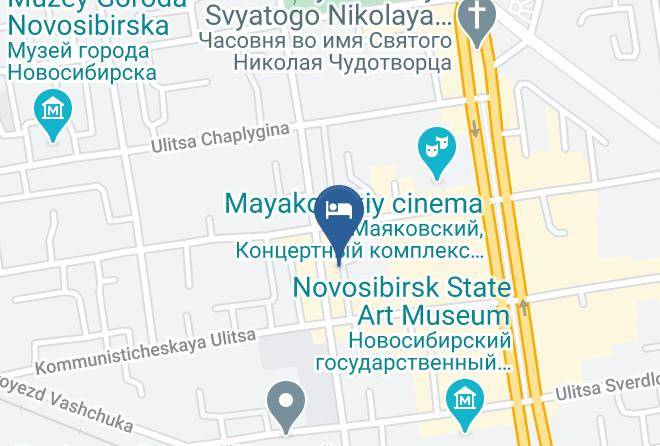 Novosibirsk - Ahotels Design Style On Sovetskaya Maps