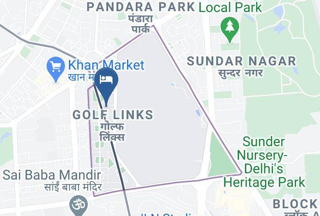 New Delhi - Ahuja Residency Golf Links Maps