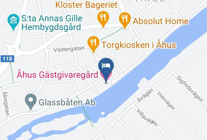 Kristianstad - Ahus Gastgivaregard Maps
