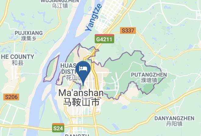 Maanshan - Ahut Hotel Maps