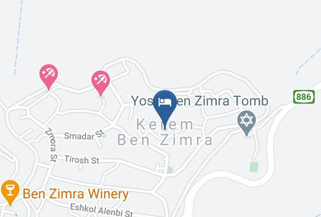 Kerem Ben Zimra - Ahuzat Sara Maps