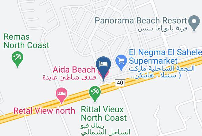 El Hamam - Aida Beach Hotel Maps