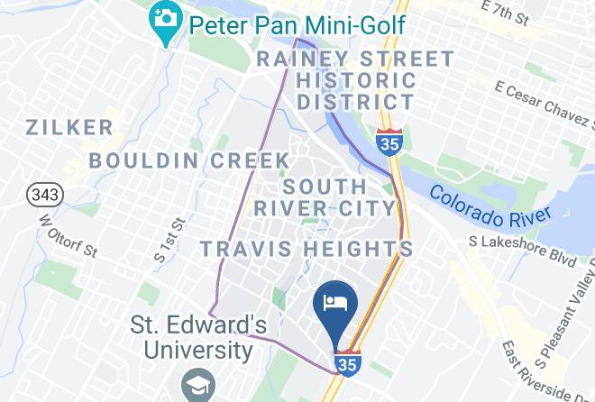Travis - Aiden By Best Western Austin City Hotel Maps