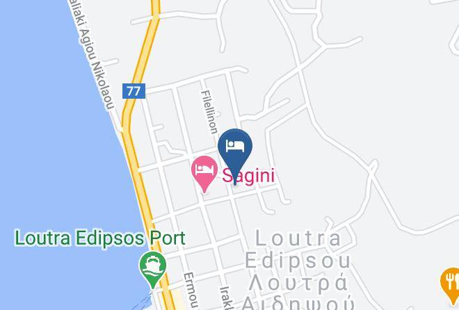 Euboea - Aidipsos Hotel Maps