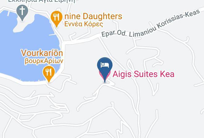Aigis Suites Kea Map