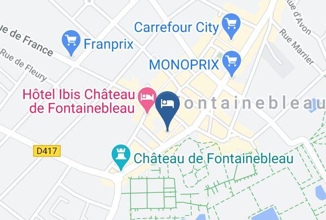 Seine Et Marne - Laigle Noir Hotel 4 Etoiles Fontainebleau Maps