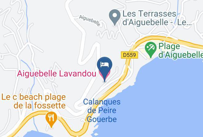 Var - Aiguebelle Lavandou Maps