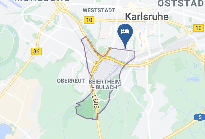 Karlsruhe - Aijana Hotel Maps
